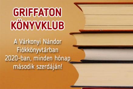 Griffaton Könyvklub a Várkonyi Nándor Fiókkönyvtárban